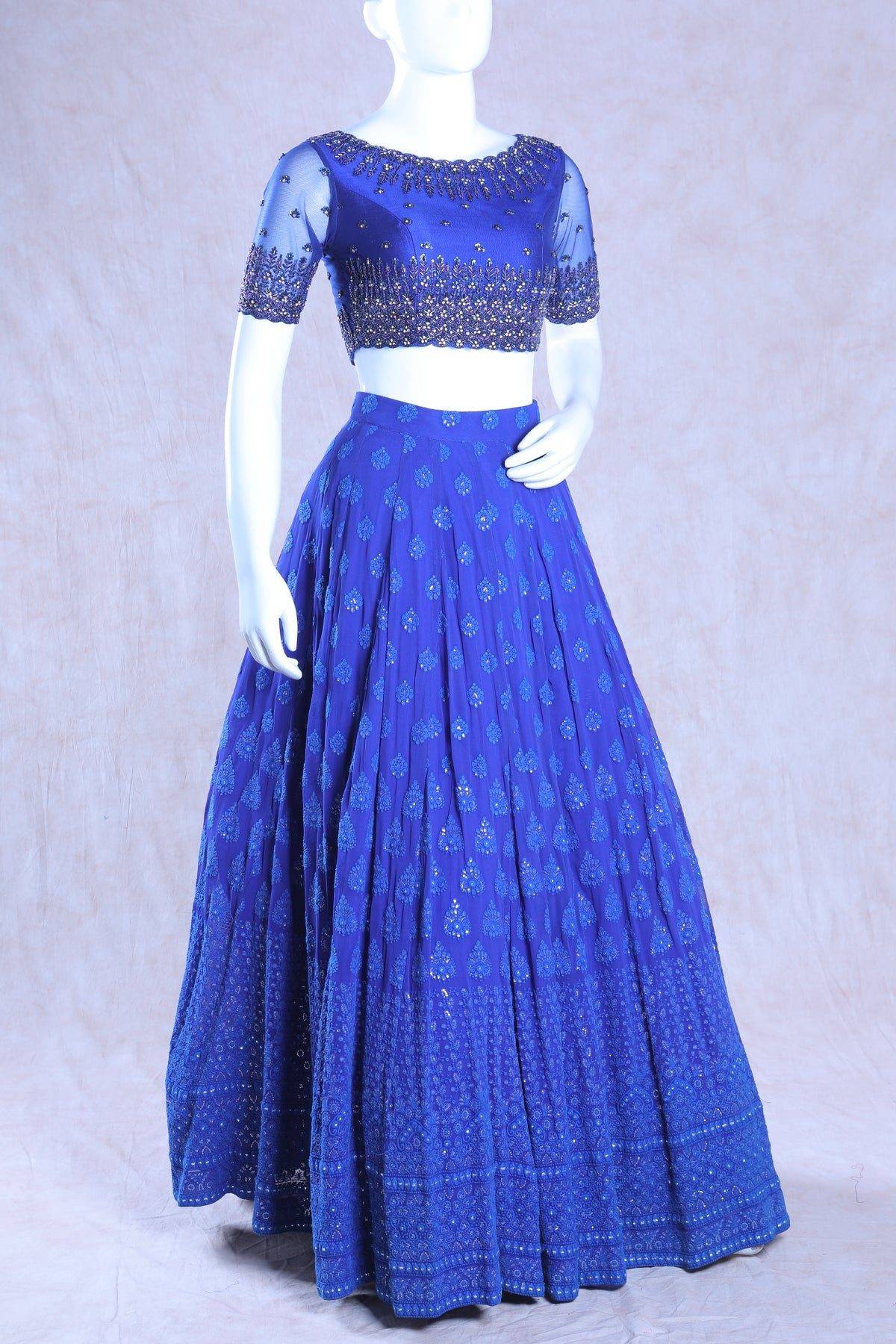 Azure Blue Lehenga