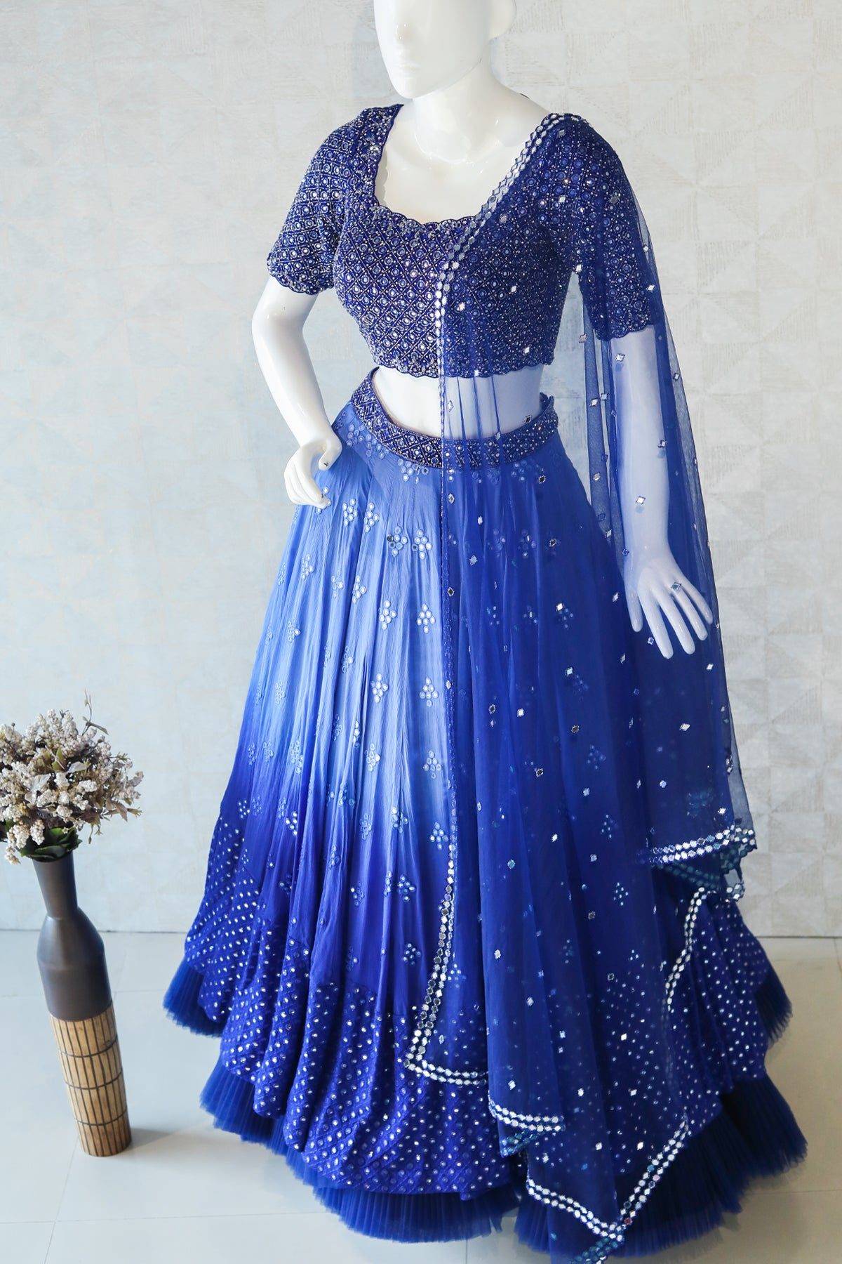Blue Lehenga