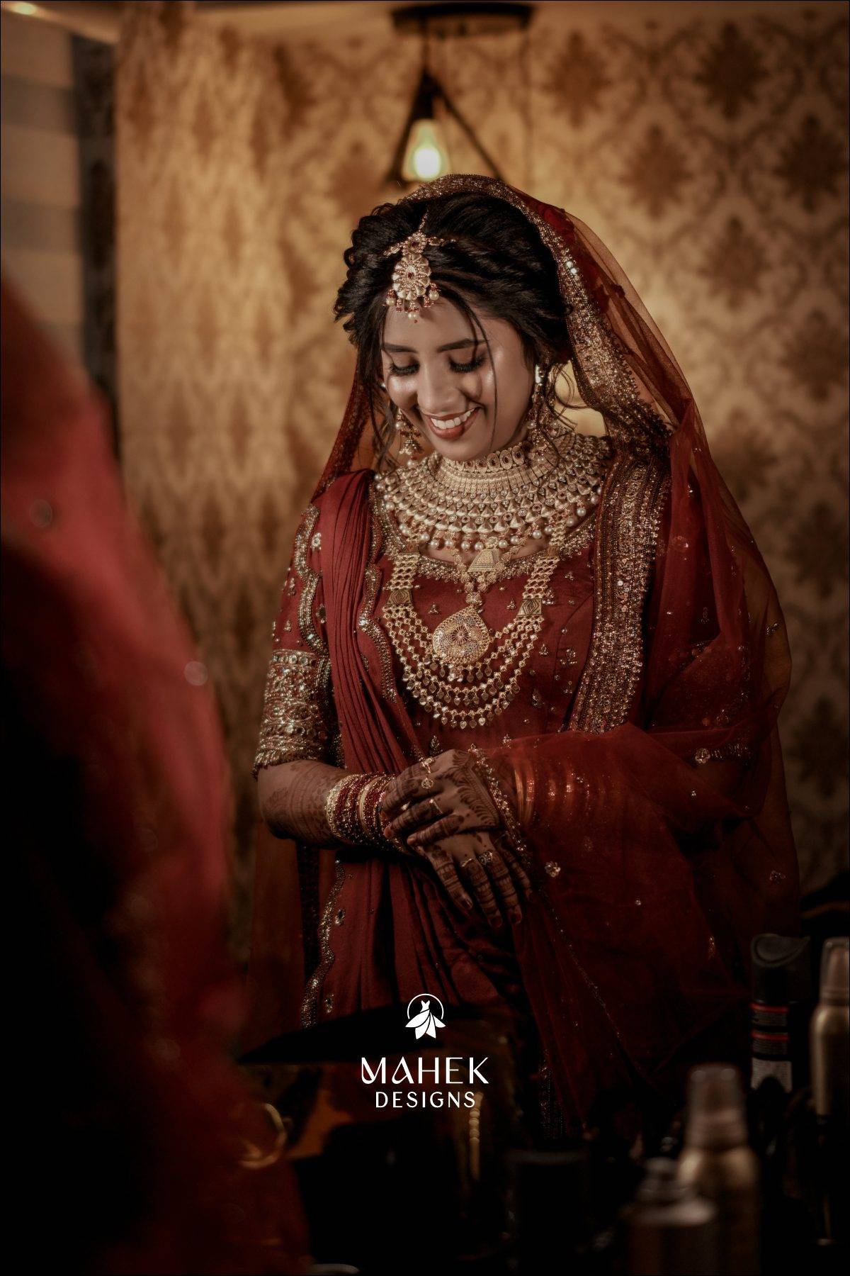 Brick Red Lehenga