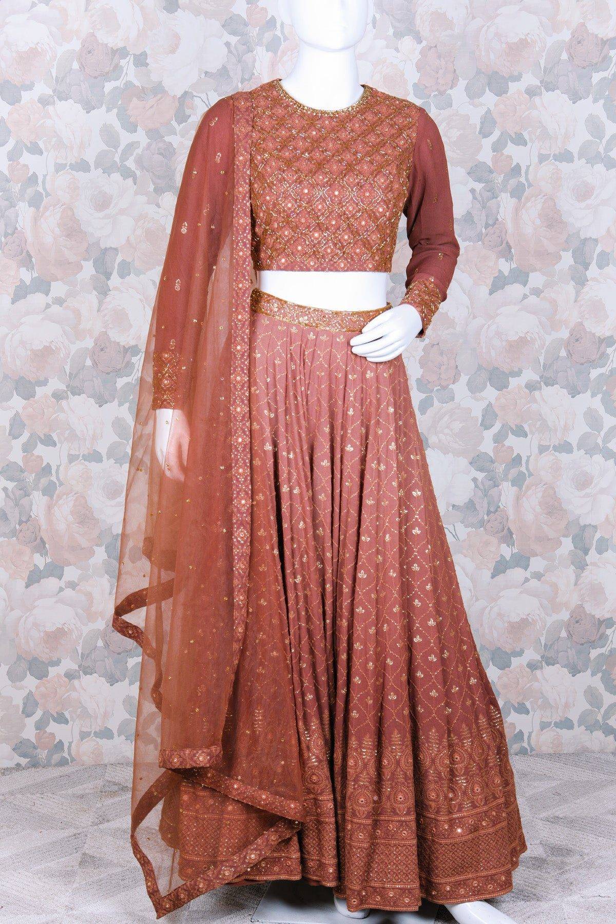 Brown Lehenga