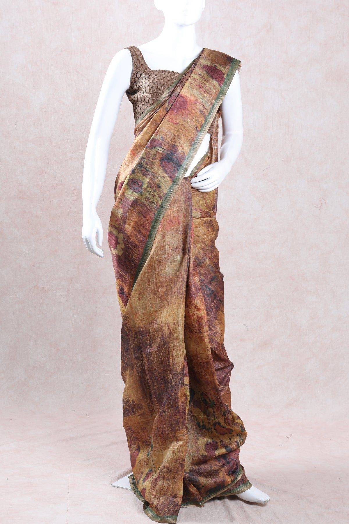Brown Saree