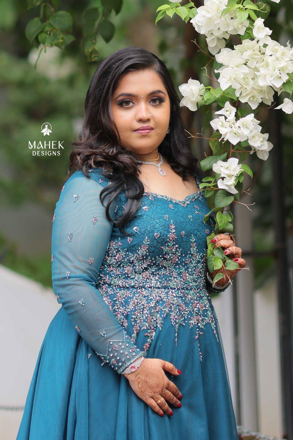 Teal Green Gown