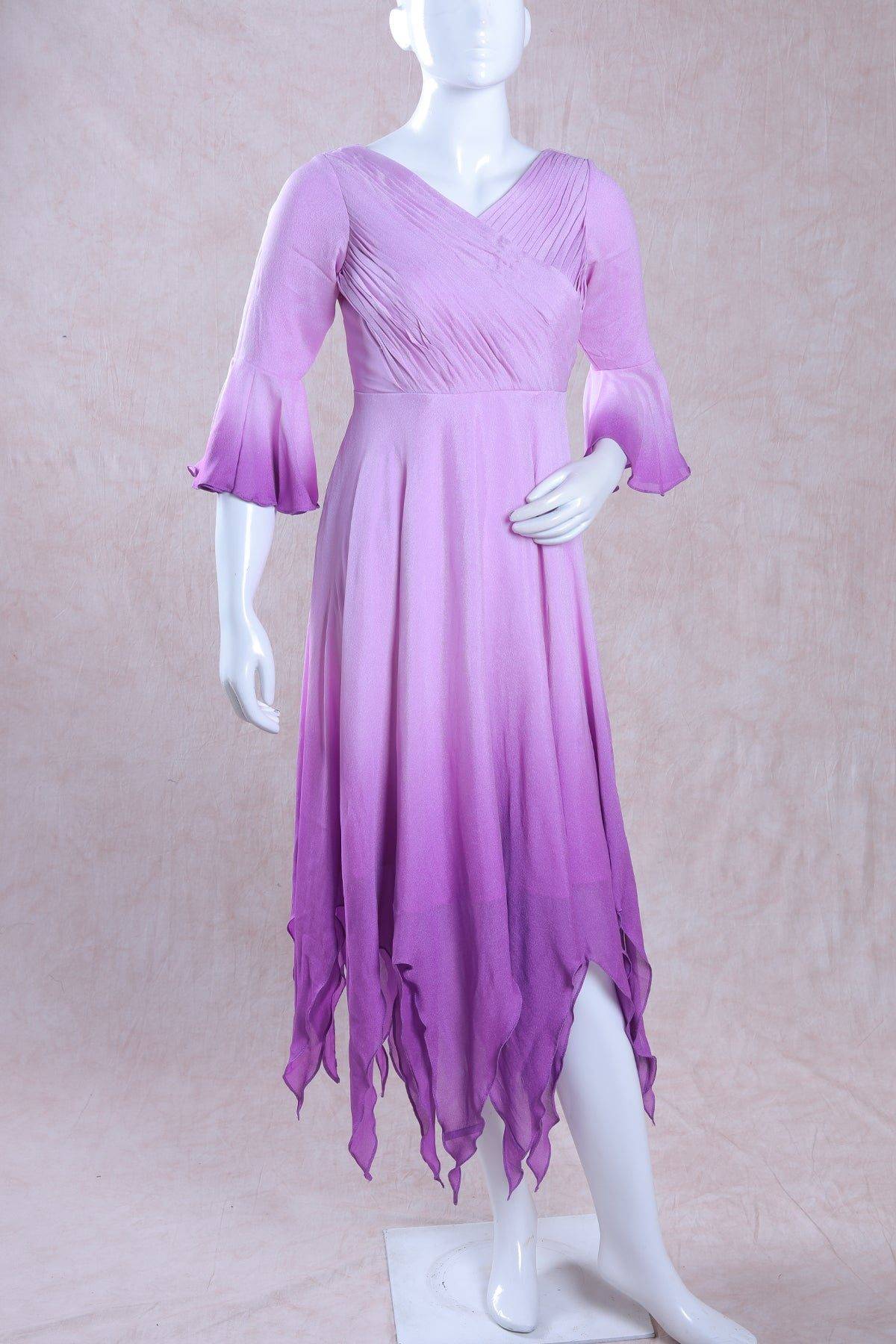 Double Shaded Lilac Anarkali