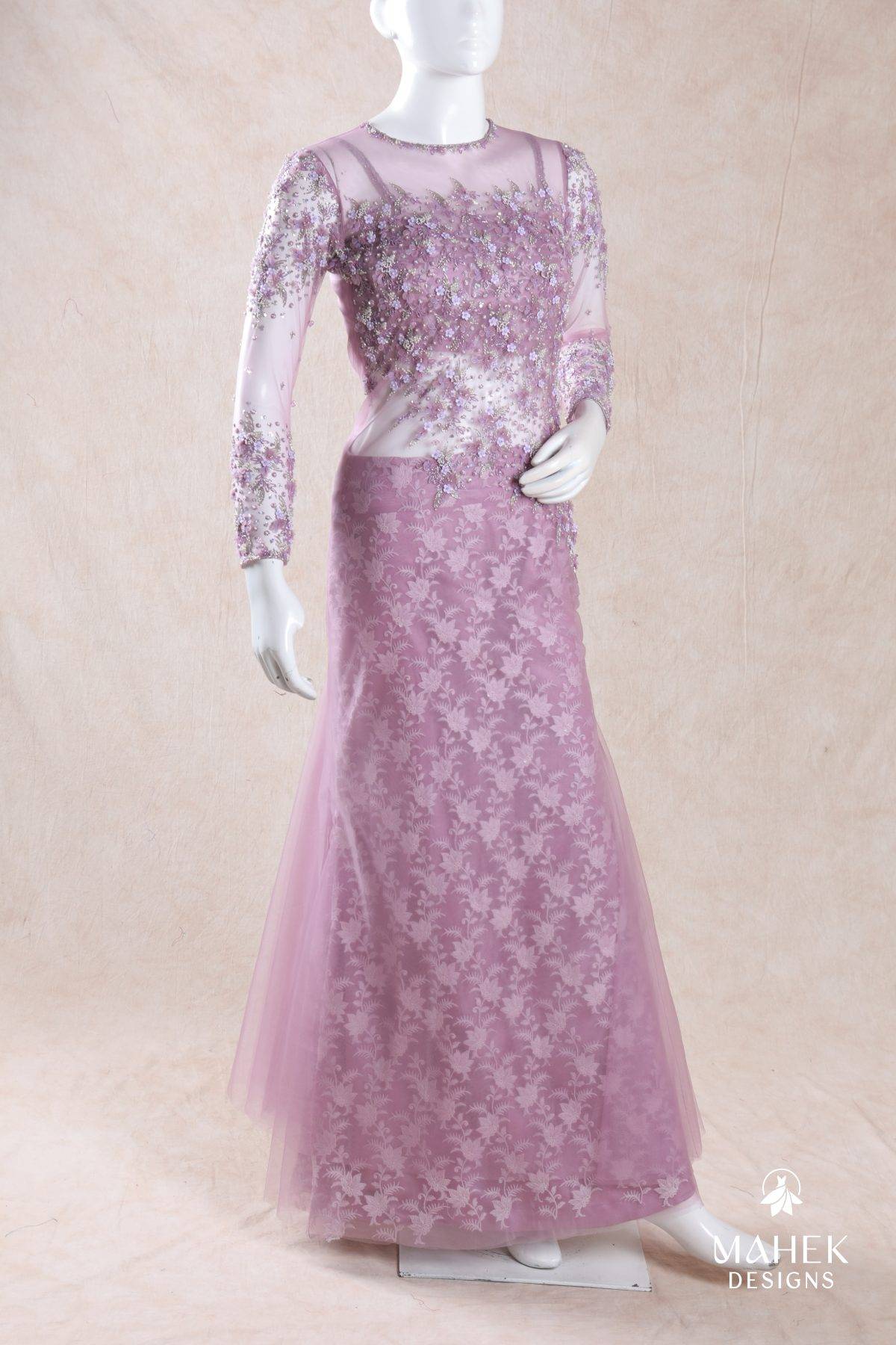 Lilac Aline Gown