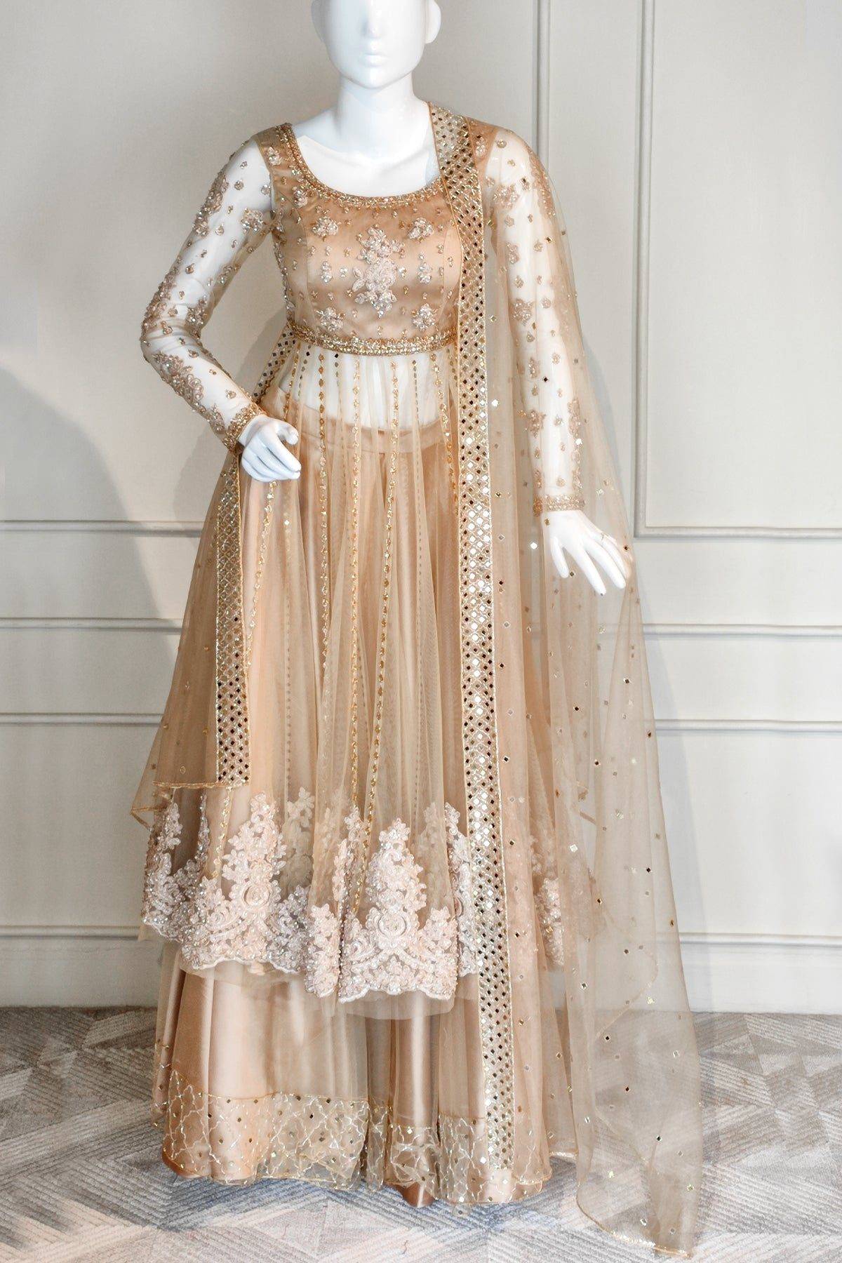 Golden Bridal Lehanga