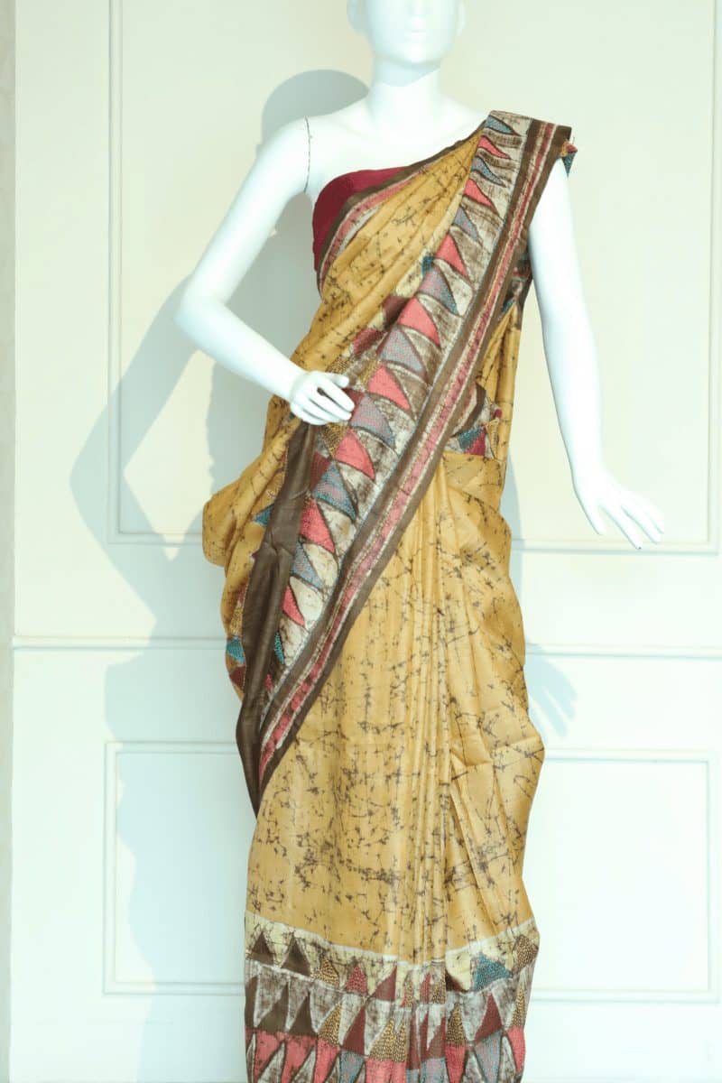 Golden Yellow Saree