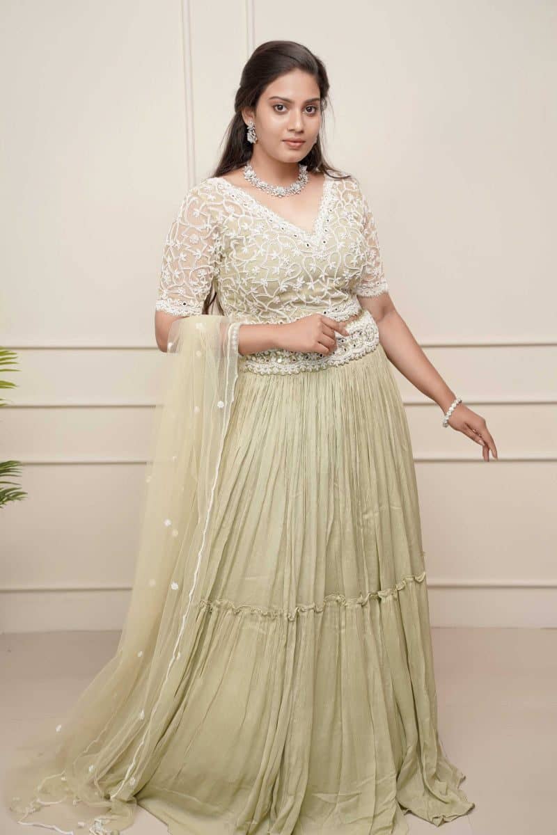 Green Lehenga
