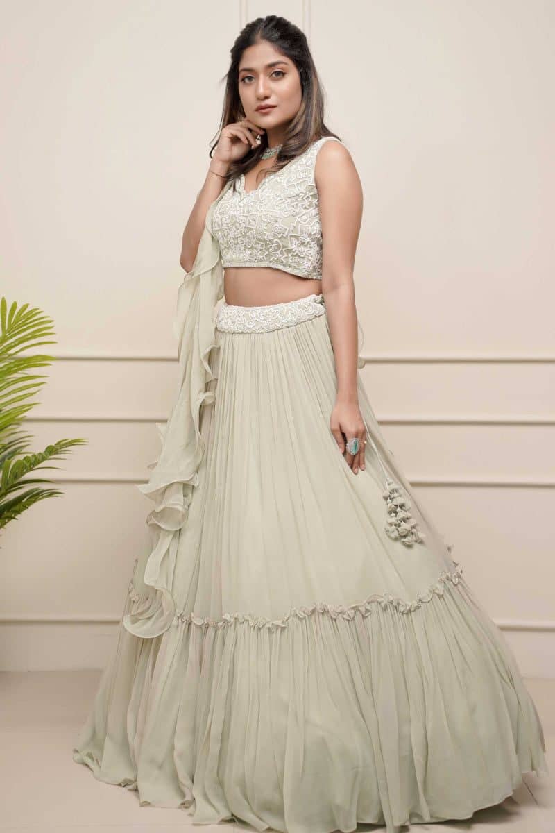 Pastel Green Lehenga