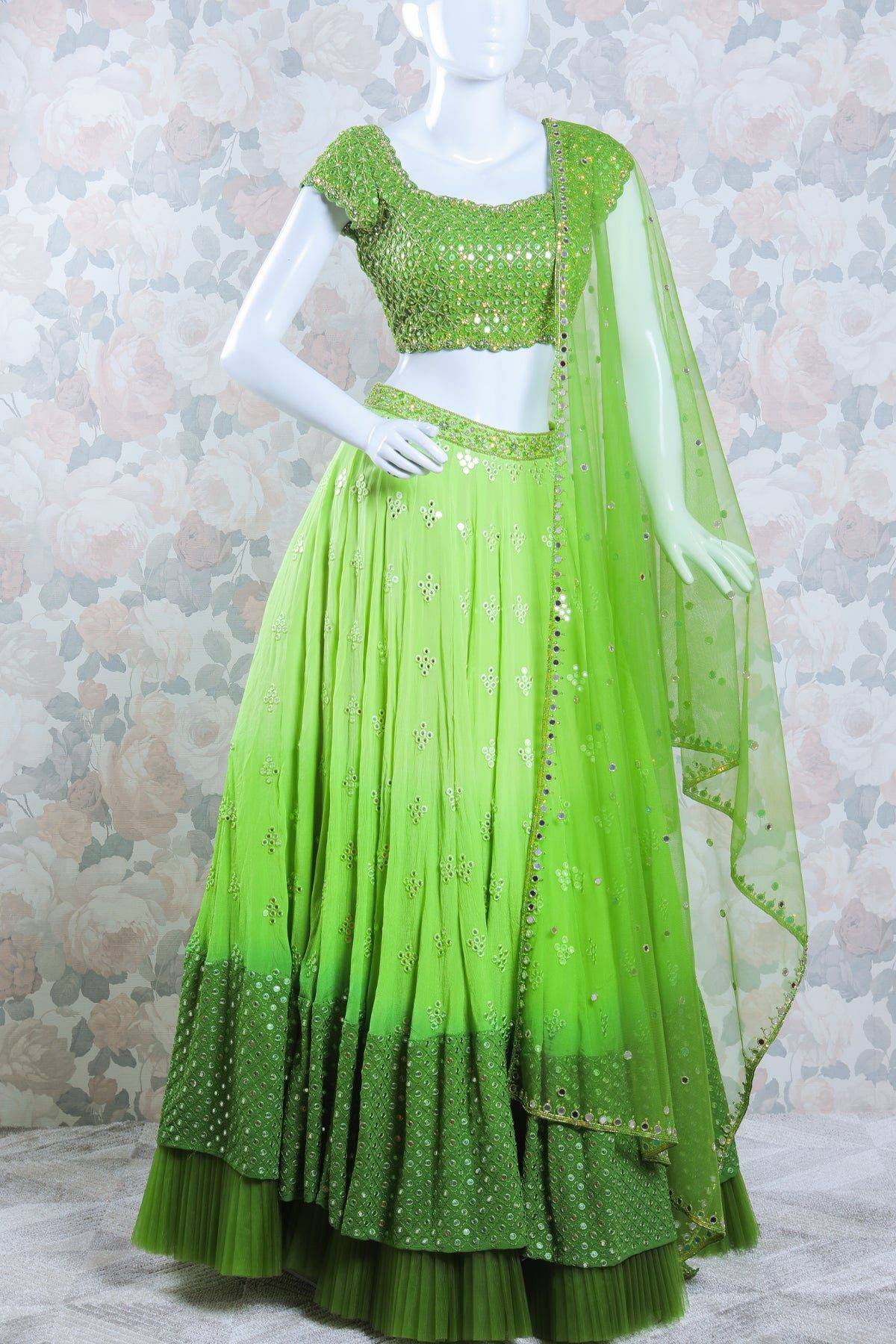 Green Lehenga