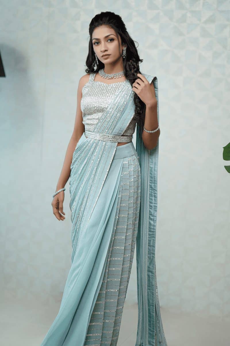 Green Saree