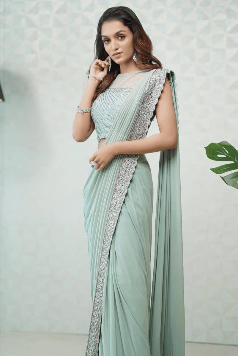 Green Saree