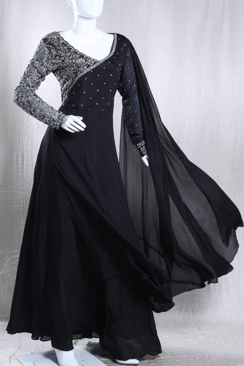 Jet Black Gown