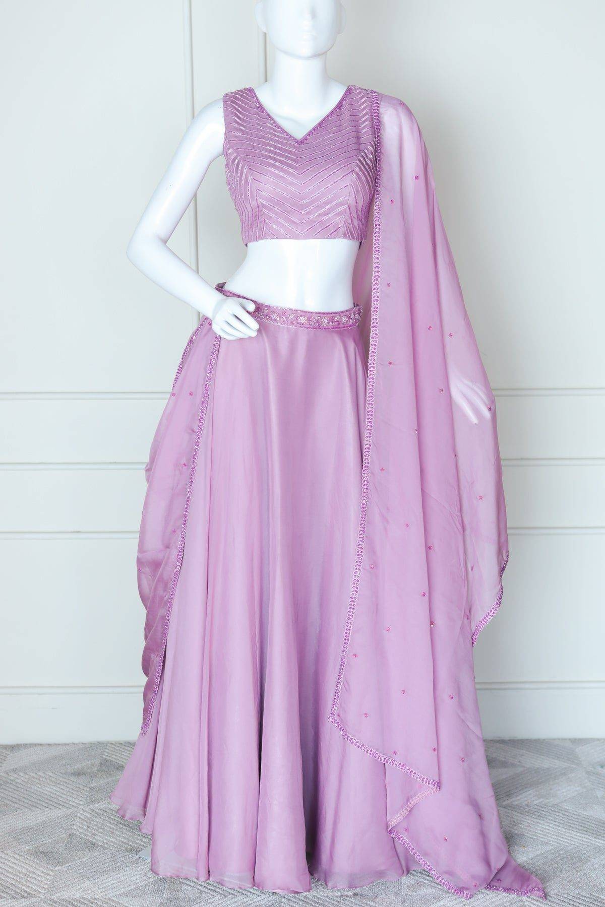 Lavender Lehanga