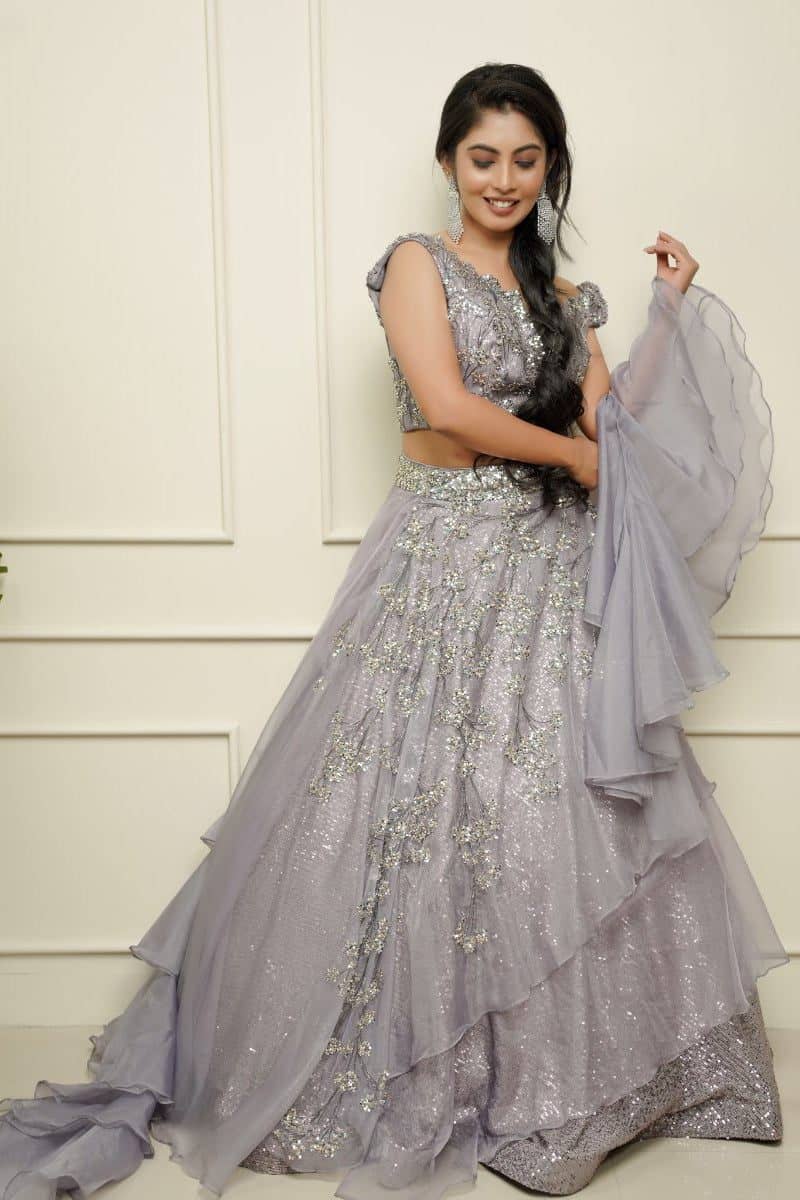 Lavender Lehenga