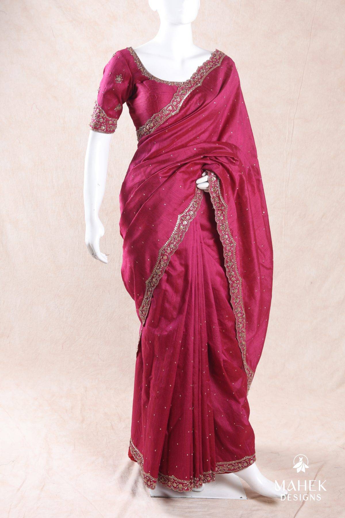 Magenta Purple Saree