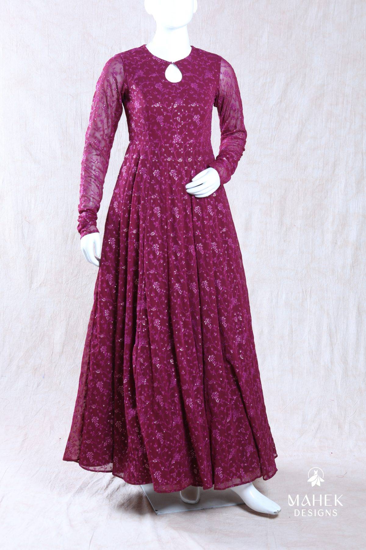 Maroon Gown