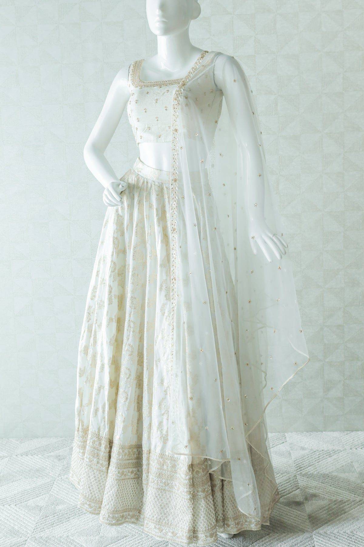 Off White Color Lehenga
