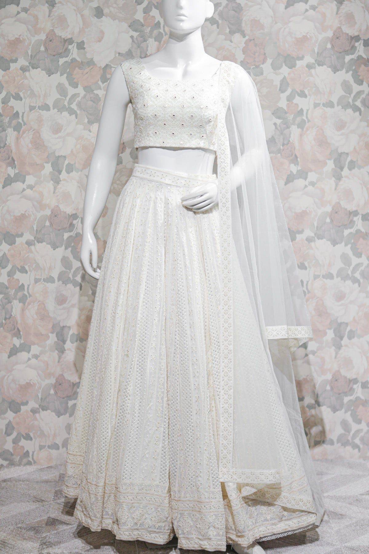 Off White Color Lehenga