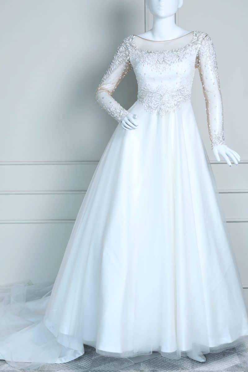 Off White Gown