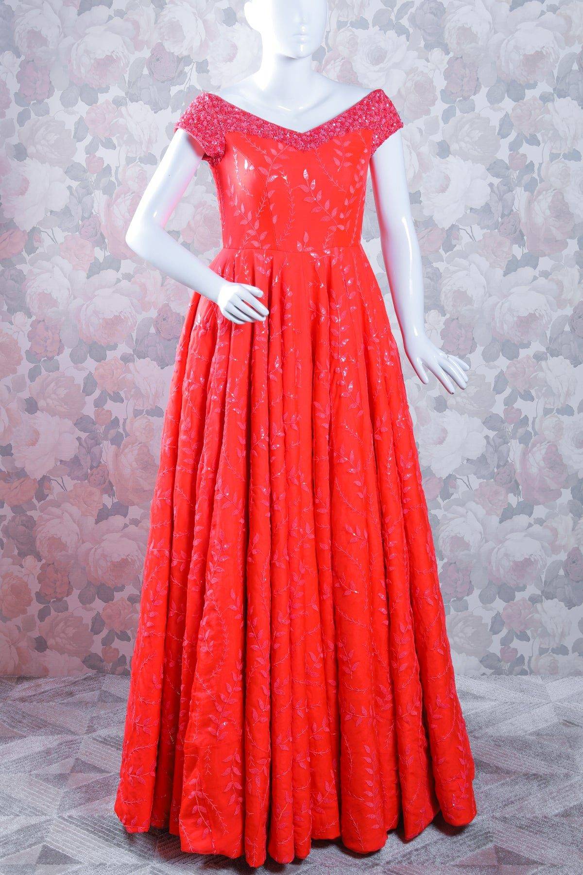Orange gown