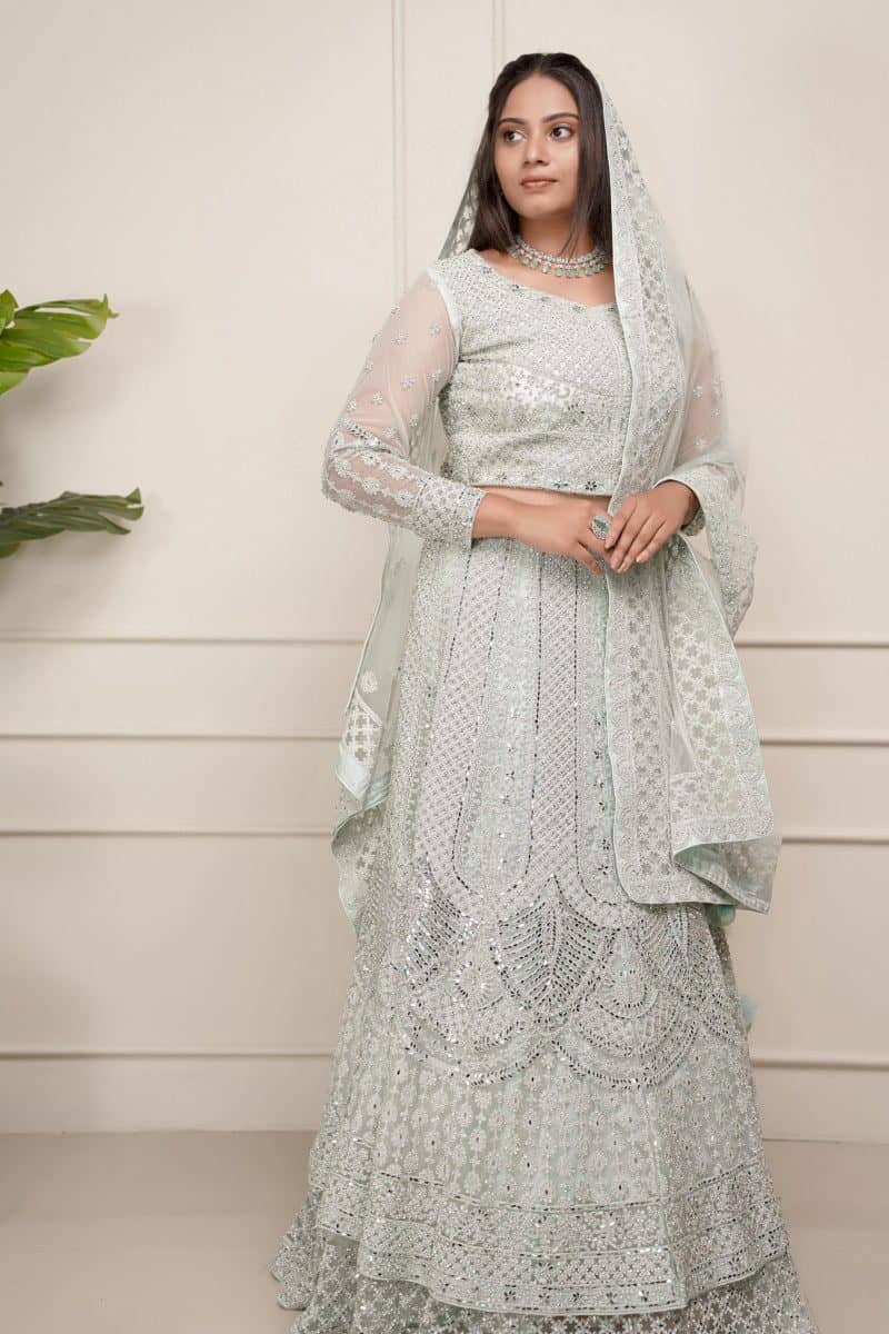 Pastel Green Lehenga