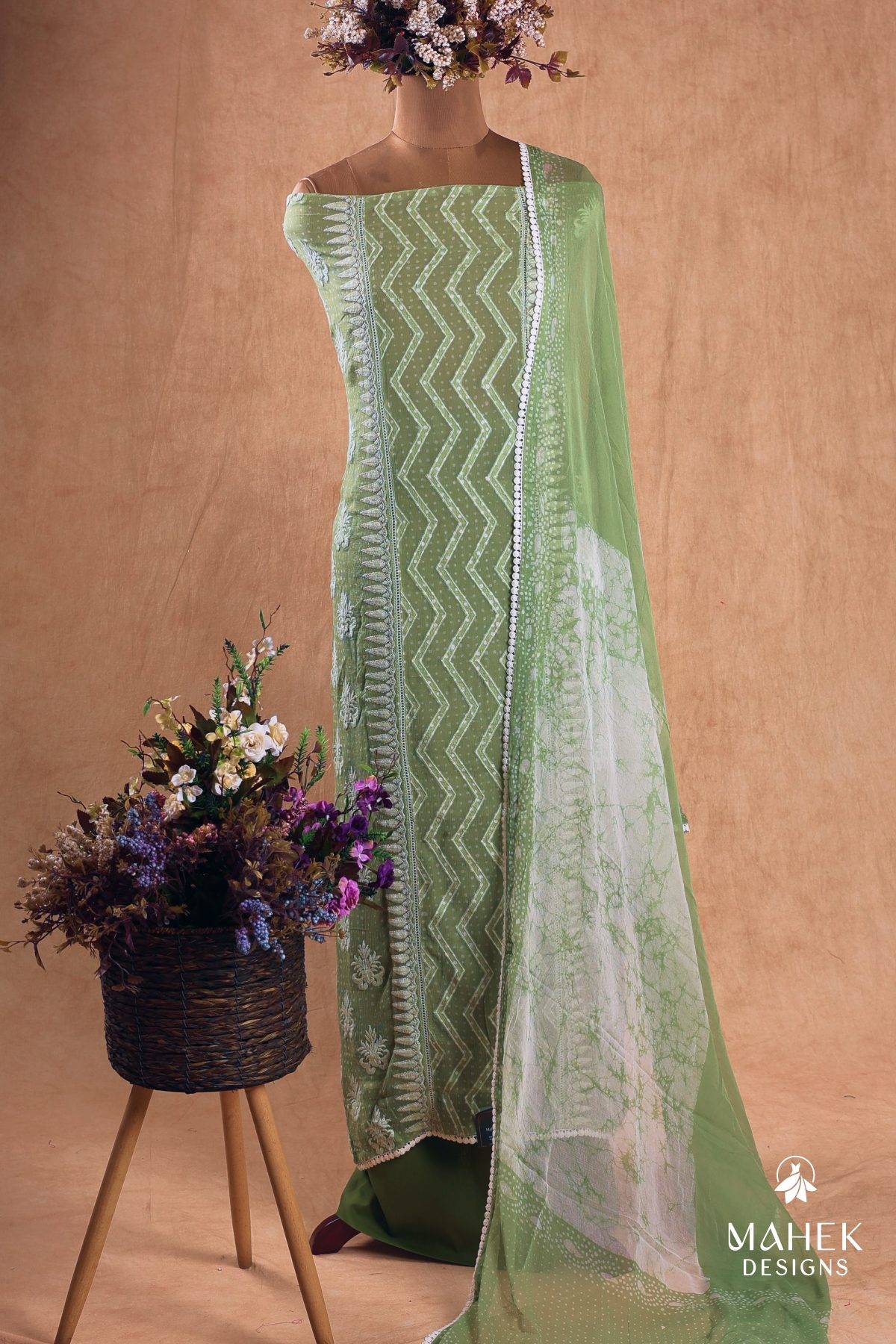 Pastel Green Salwar Suit