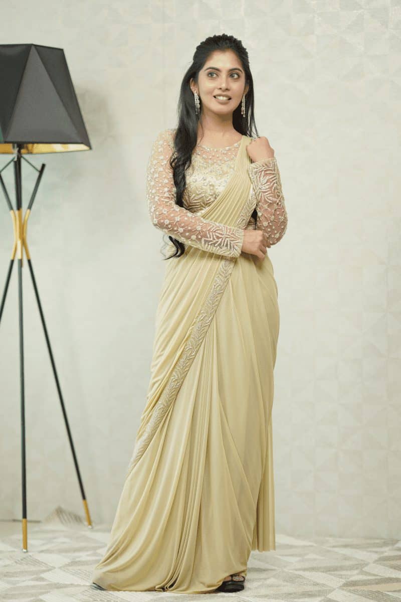 Pastel Green Saree