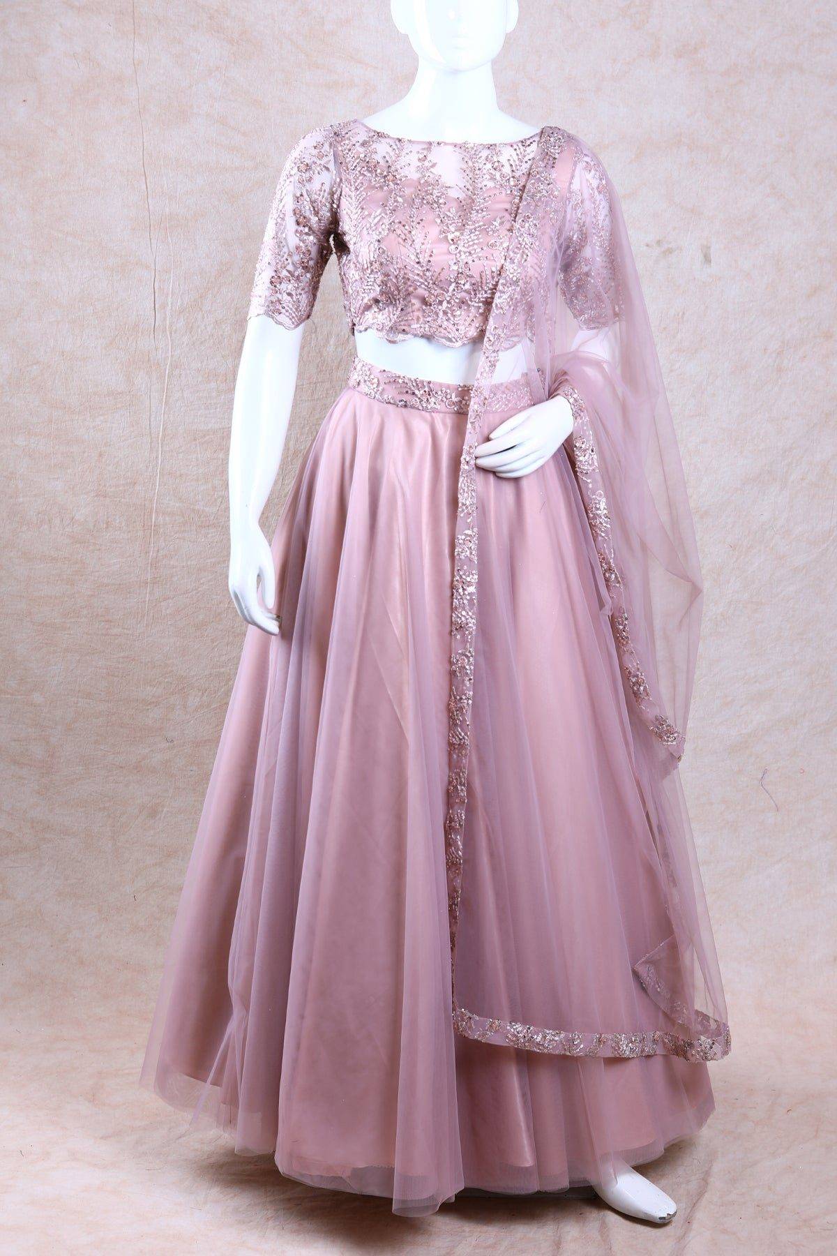 Pastel Mauve Lehanga