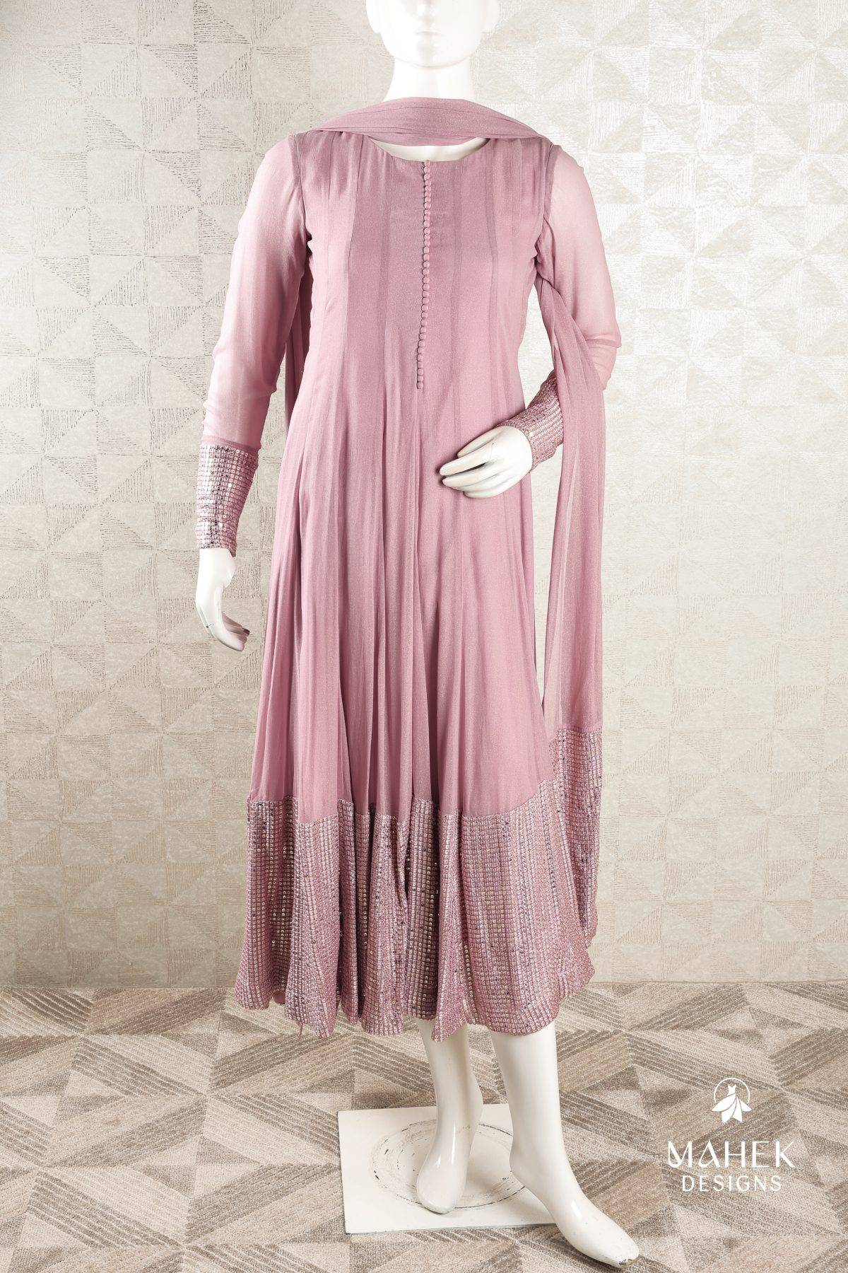 Pastel Pink Anarkali