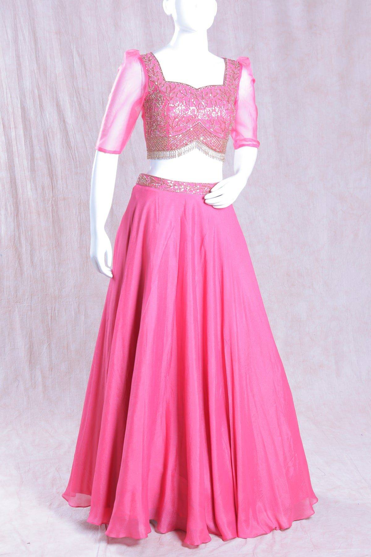 Peach Lehenga
