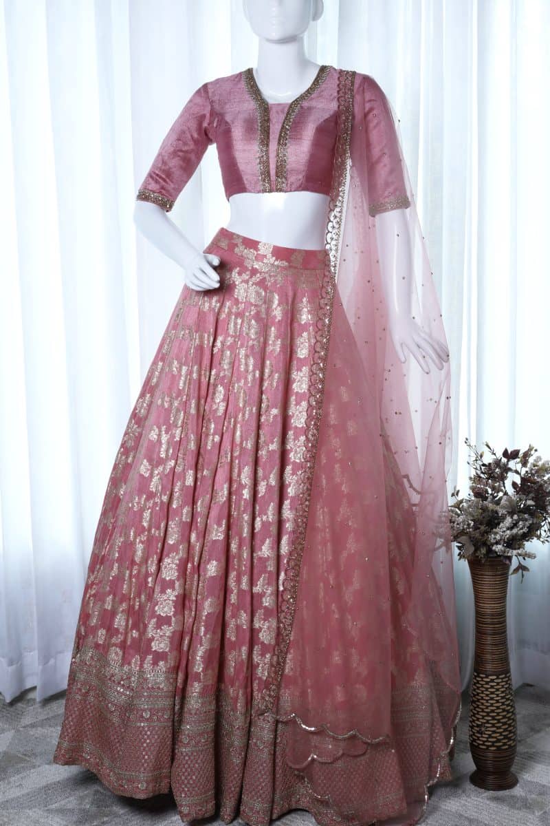Peach Lehenga