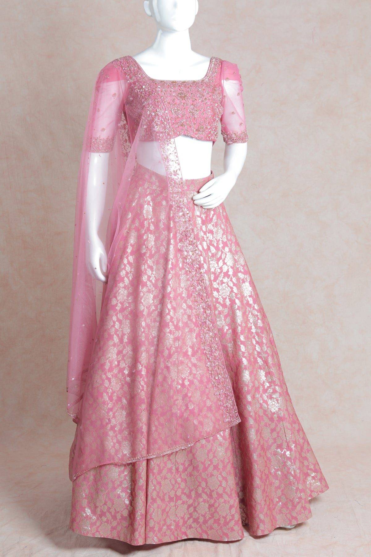 Peach Lehenga