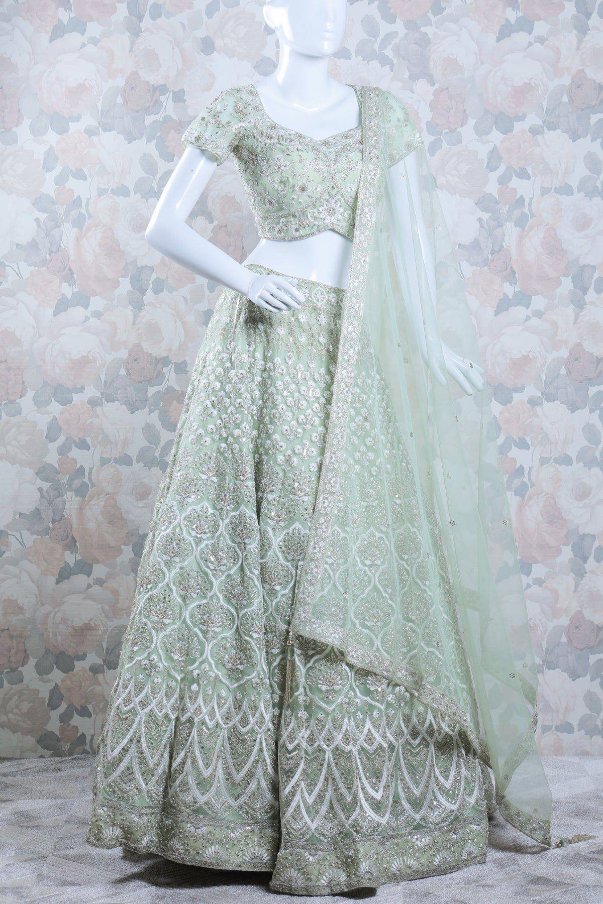 Pear Green Lehenga