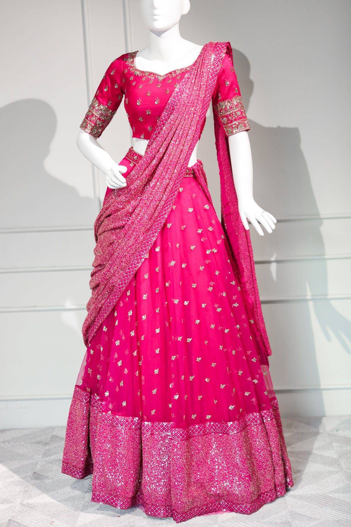 Pink Bridal Lehenga