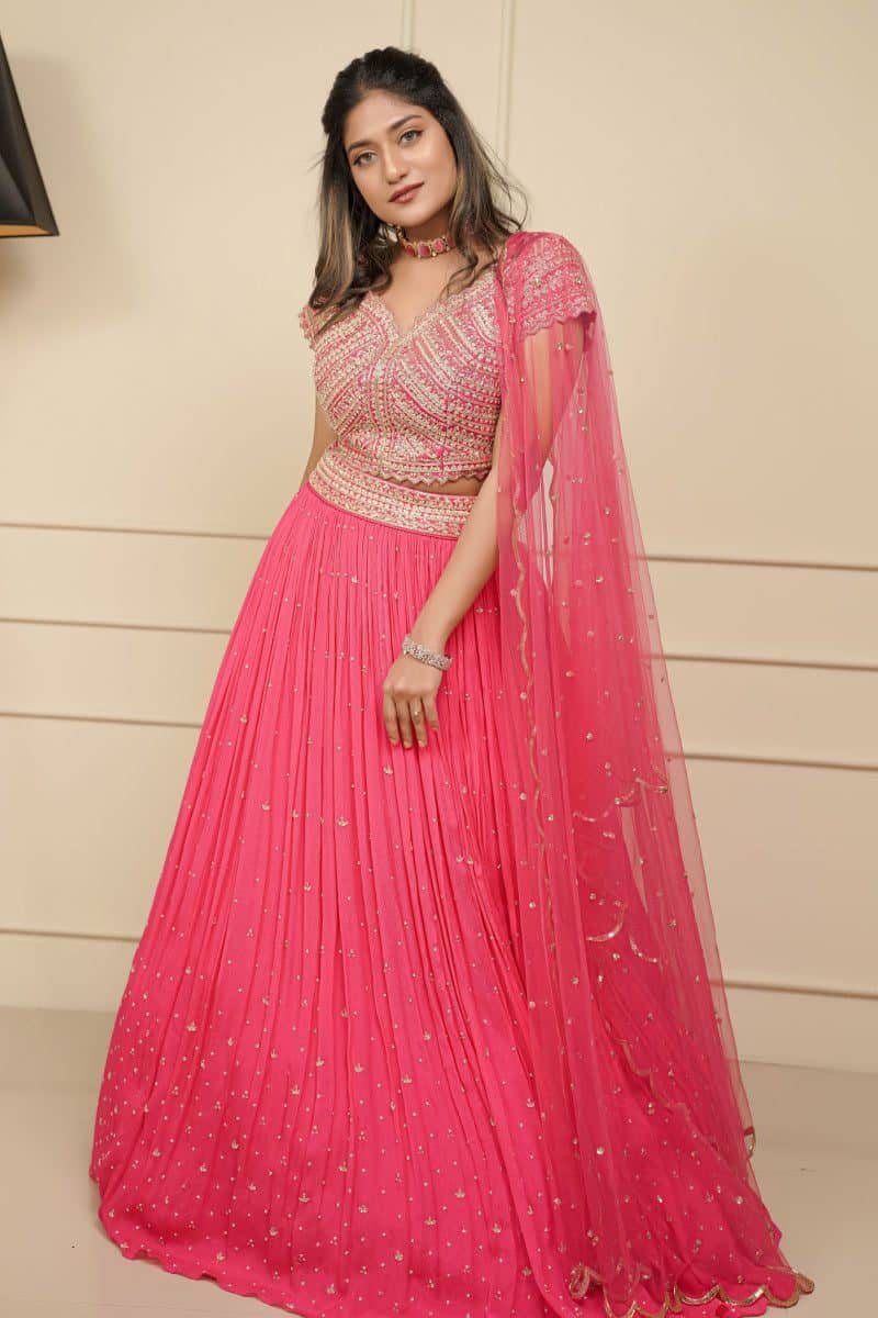Pink Lehenga