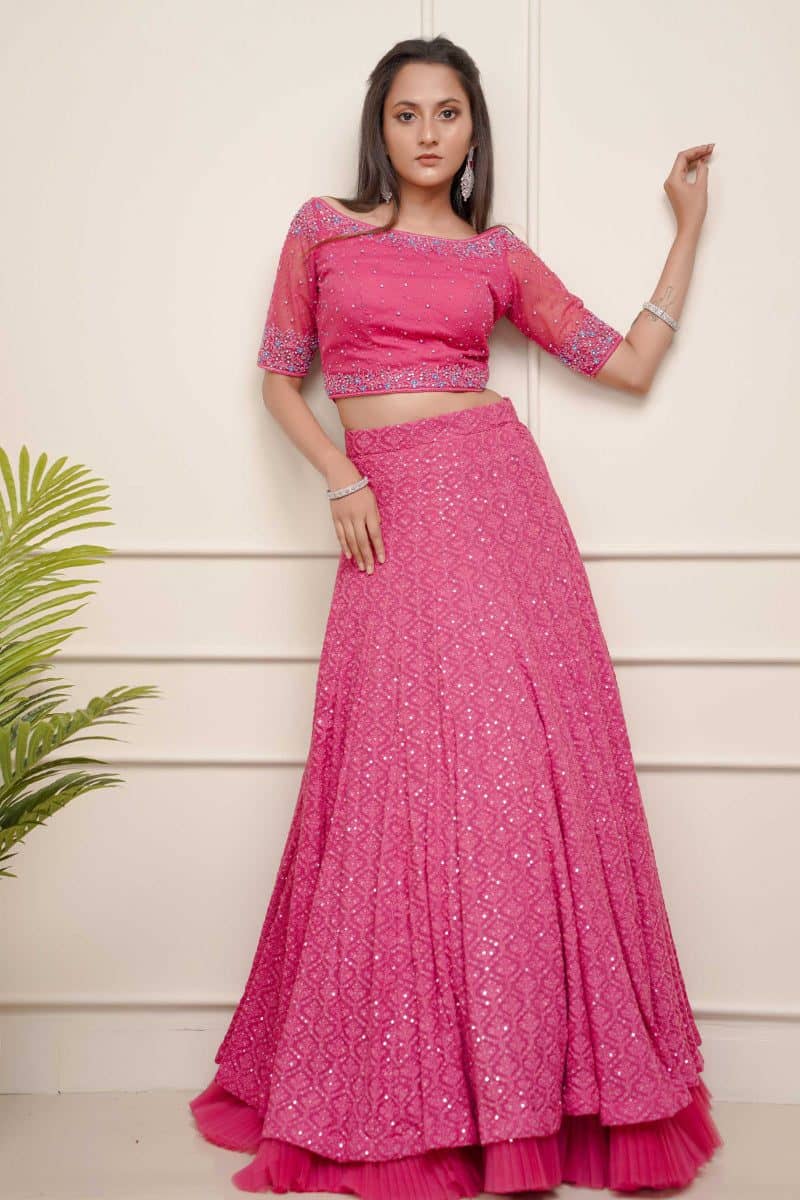 Pink Lehenga