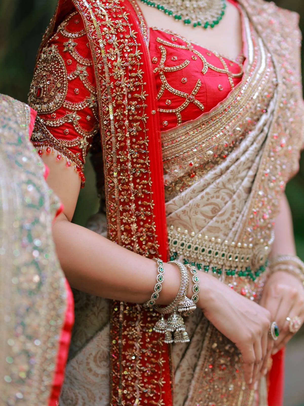 Every stitch tells a story of elegance. Crafted for brides and women who believe luxury is in the details. ❤️