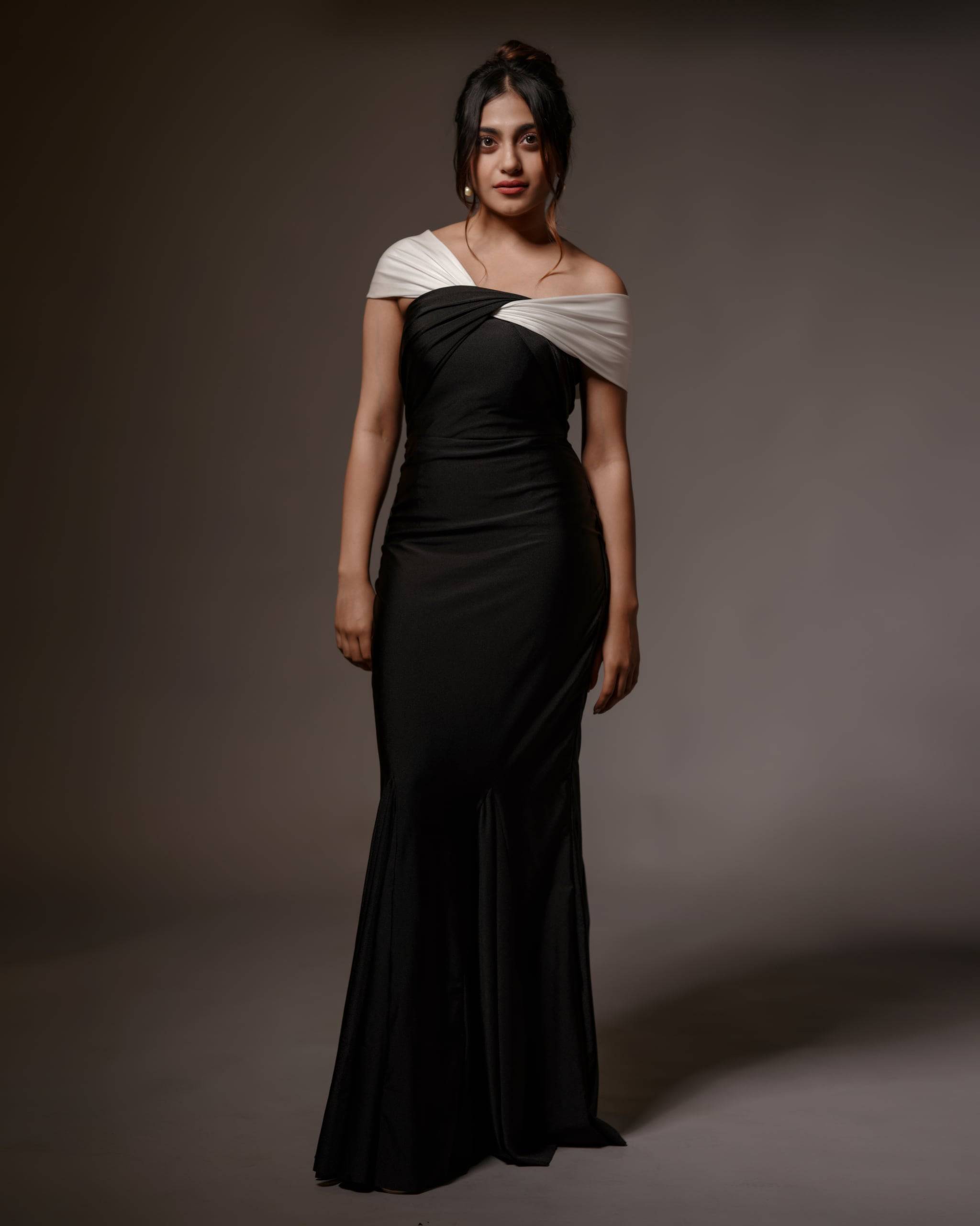 The Ivory-Trimmed Fishtail Gown — The Muse Series · Vol. VII, Mahek Designs