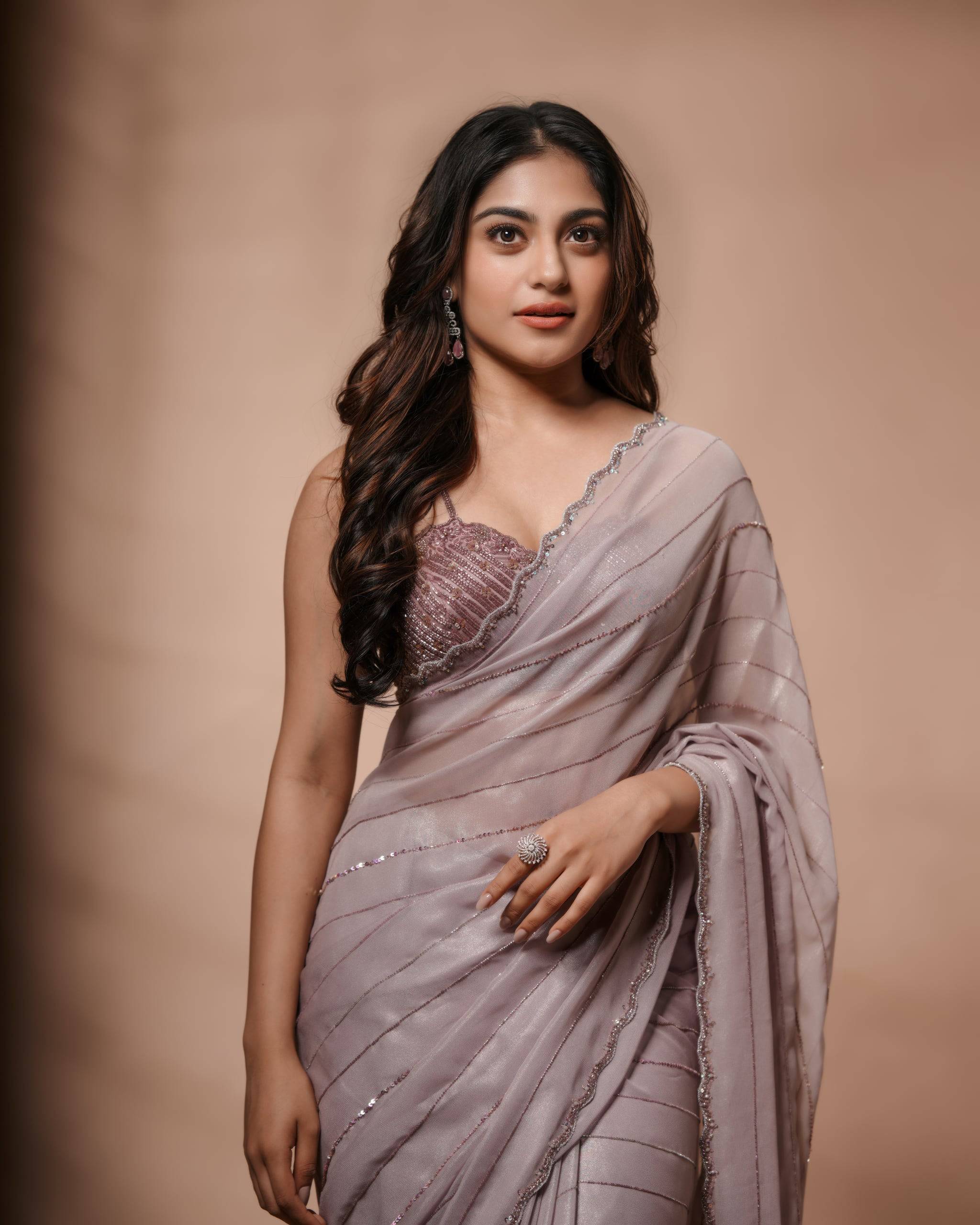 The Lavender Sequin Saree — The Muse Series · Vol. III, Mahek Designs