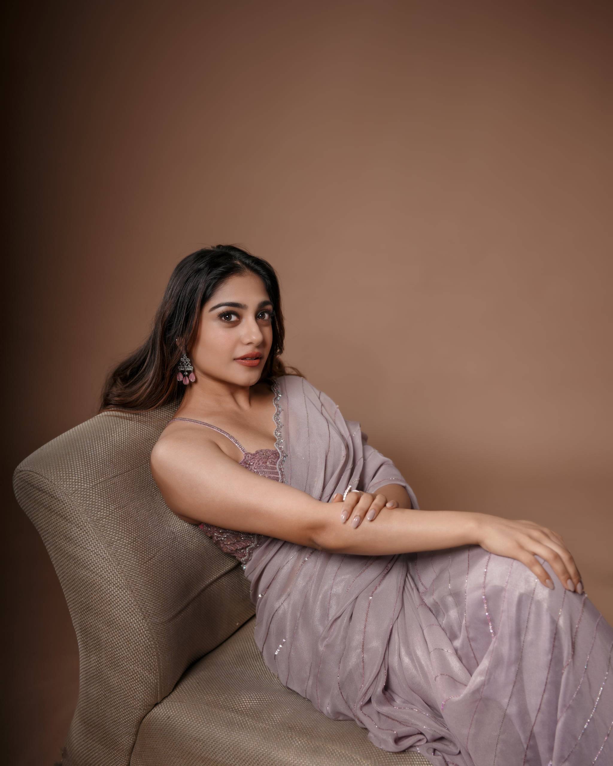 The Lavender Sequin Saree — The Muse Series · Vol. III, Mahek Designs