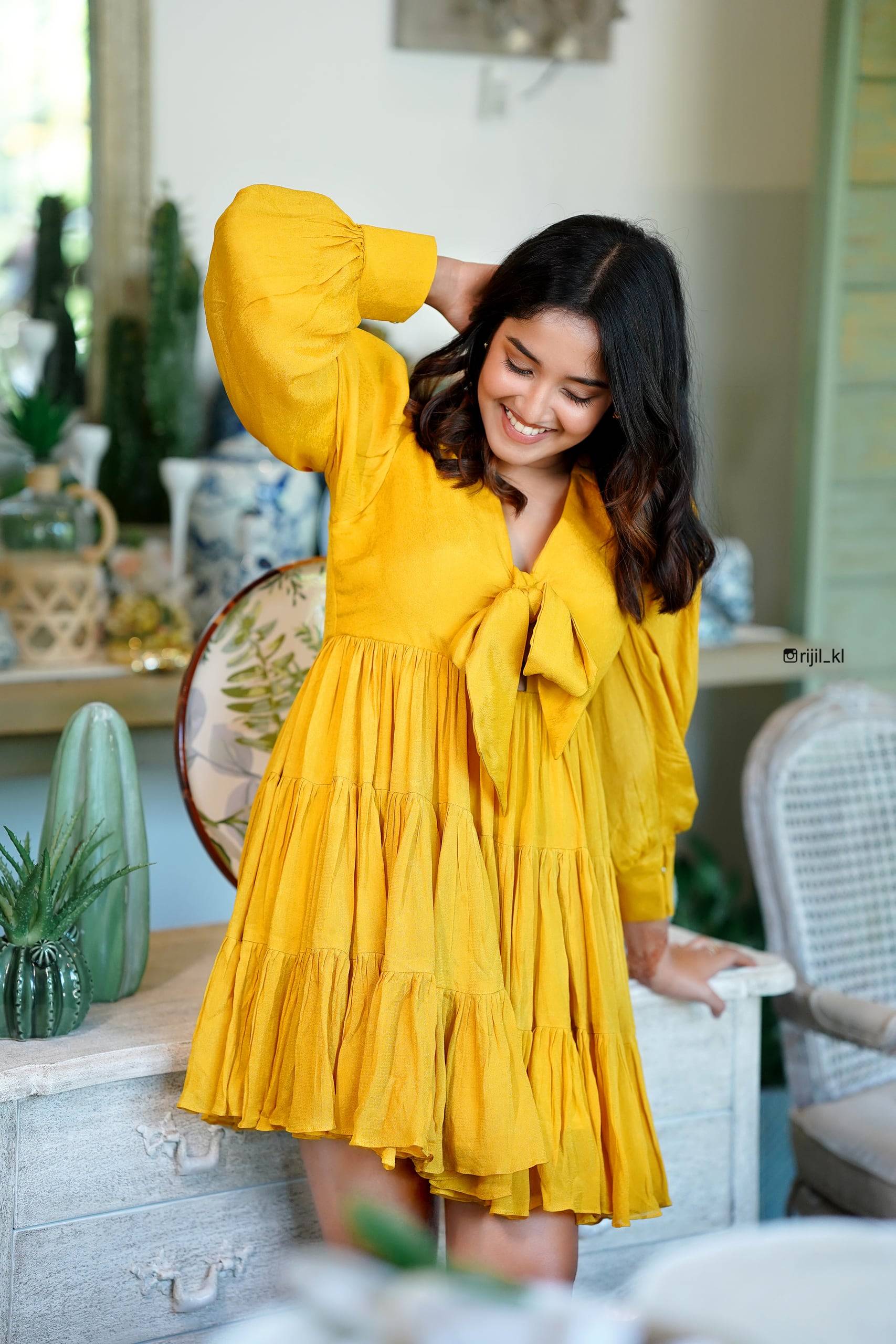 The Marigold Tiered Dress — The Muse Series · Vol. XIII, Mahek Designs