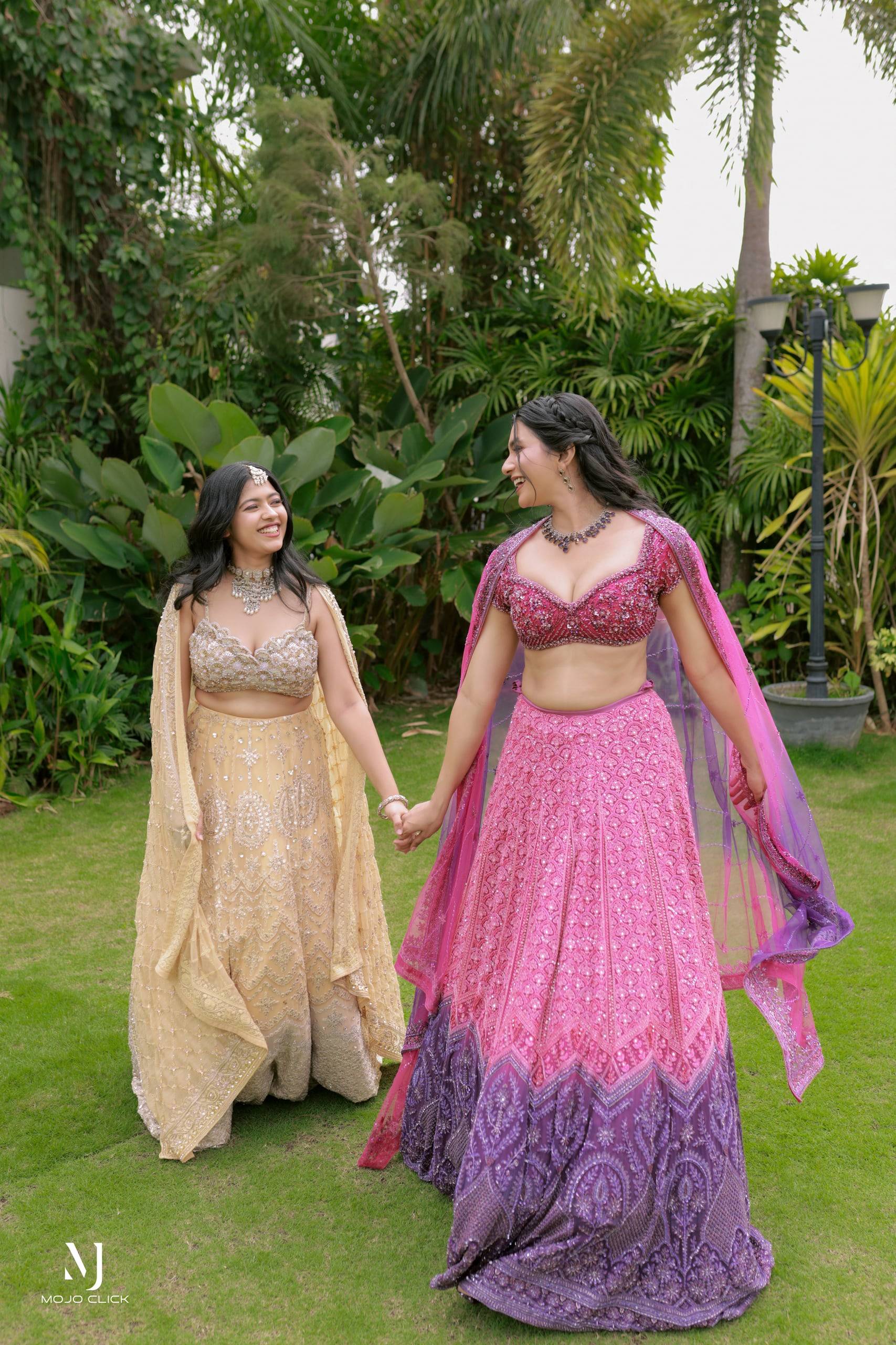 The Pink & Gold Lehengas — The Muse Series · Vol. XIV, Mahek Designs