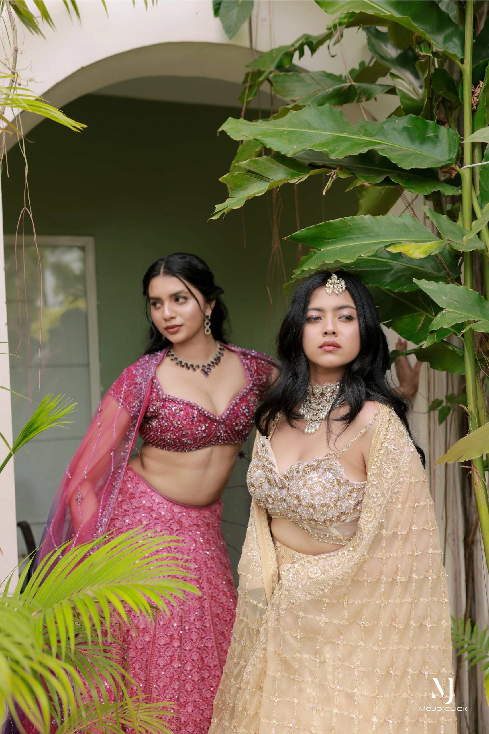 The Pink & Gold Lehengas — The Muse Series · Vol. XIV, Mahek Designs