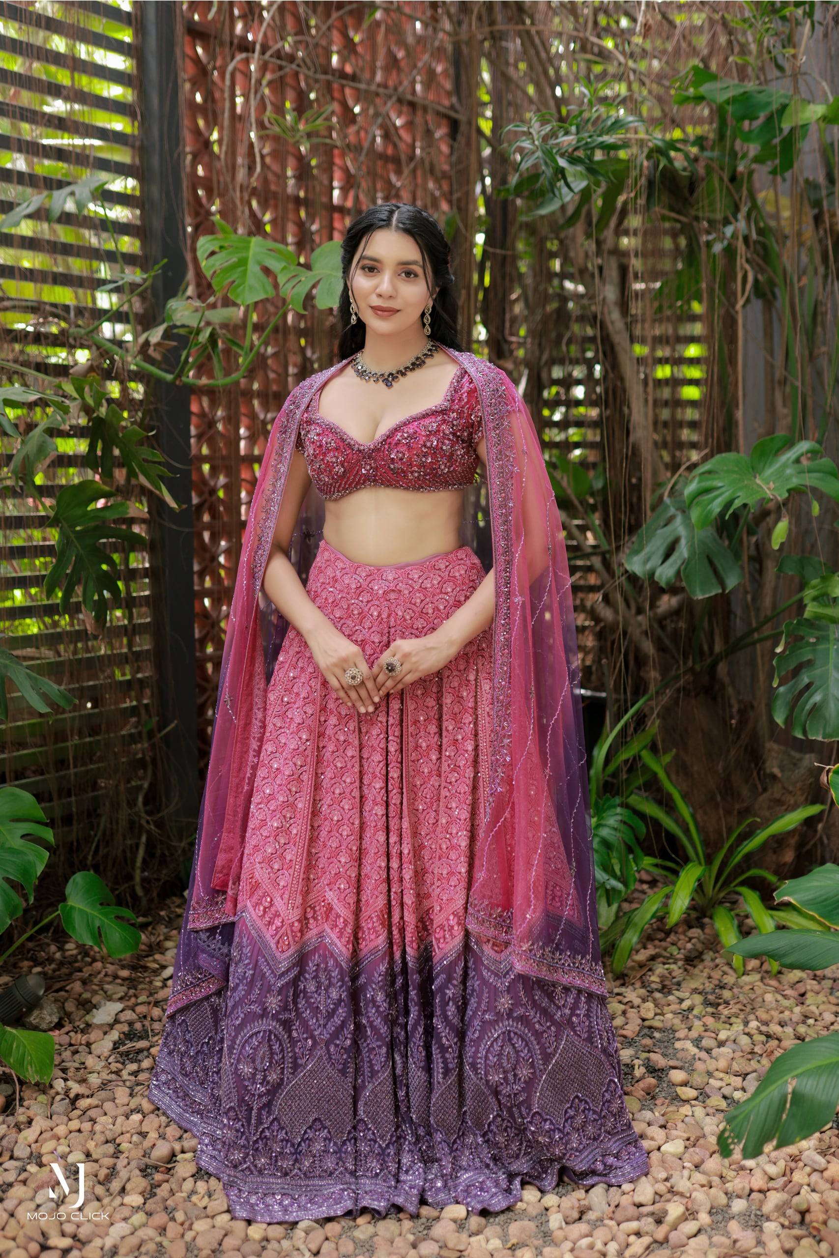 The Pink & Gold Lehengas — The Muse Series · Vol. XIV, Mahek Designs