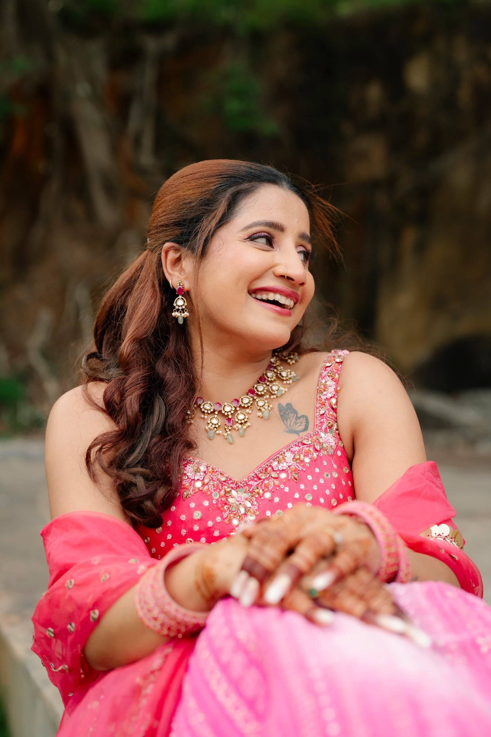 The Pink Ombré Lehenga — The Muse Series · Vol. IX, Mahek Designs