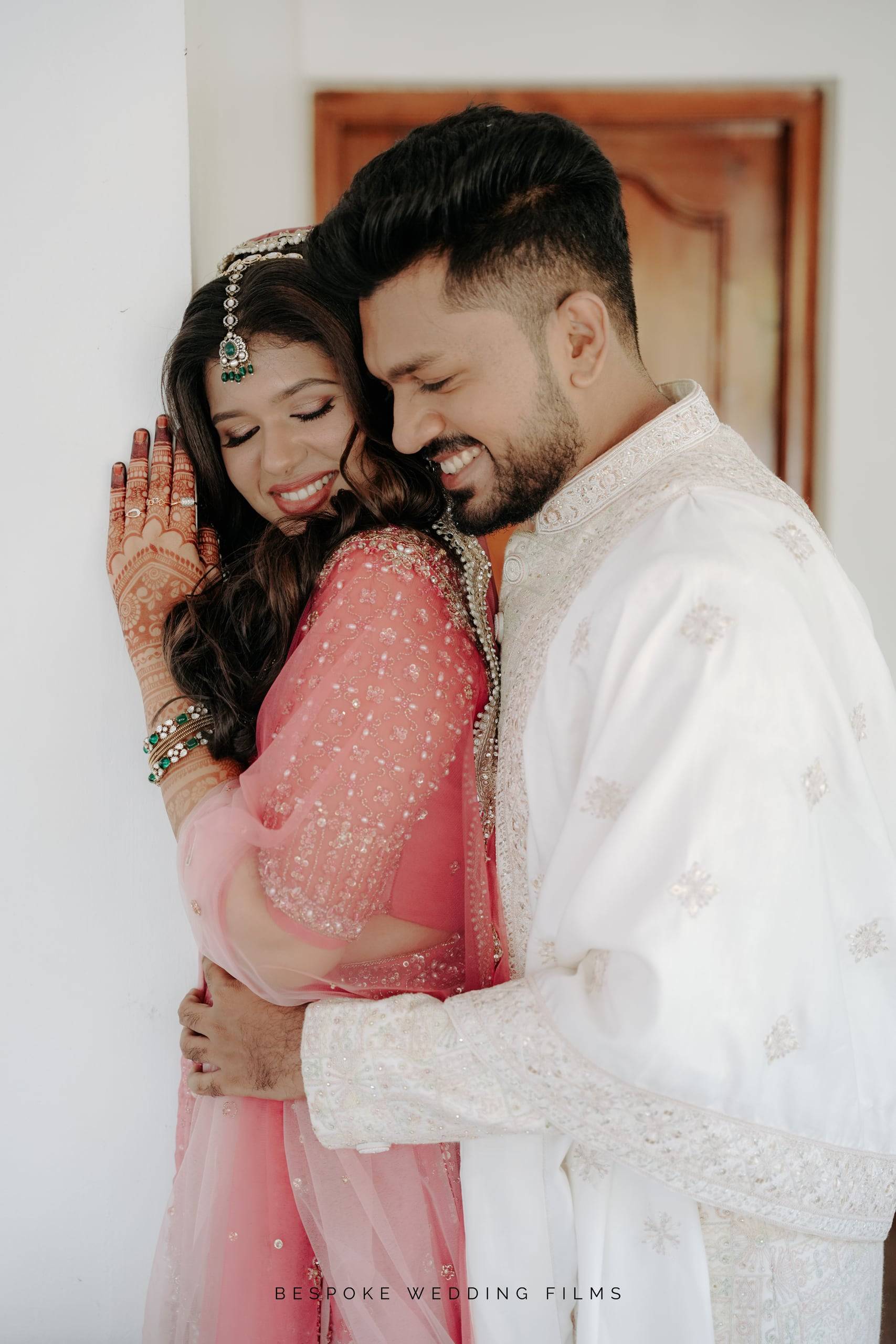 The Rose-Pink Bridal Lehenga — Real Brides · The Wedding Day, Mahek Designs