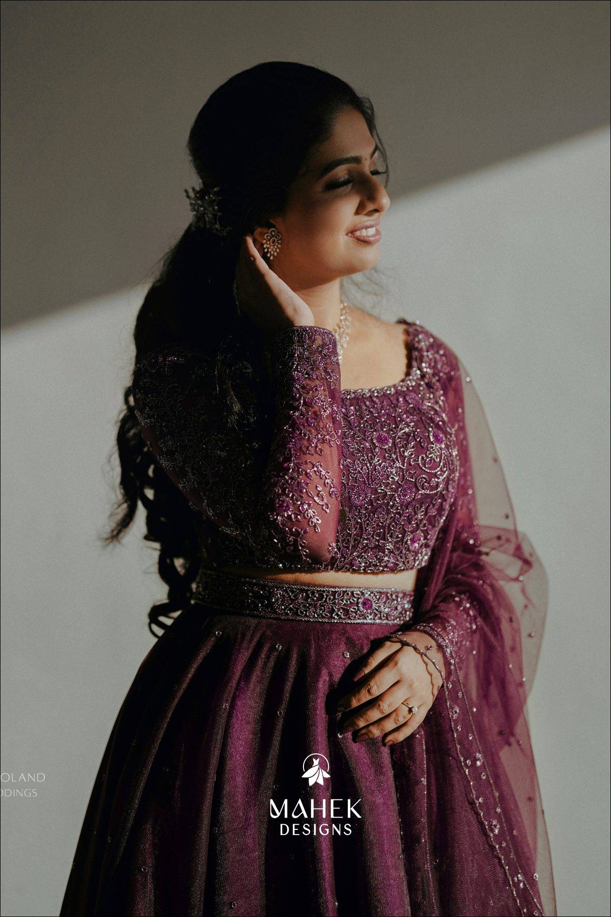 Purple Lehanga