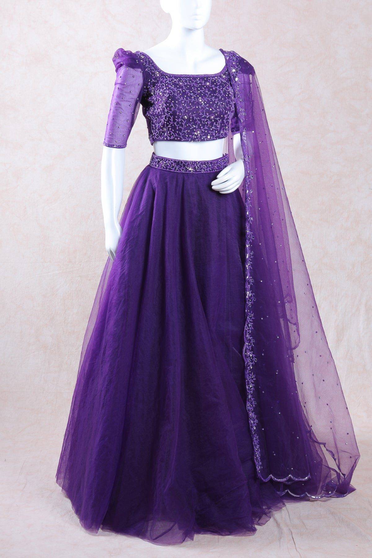 Purple Lehanga