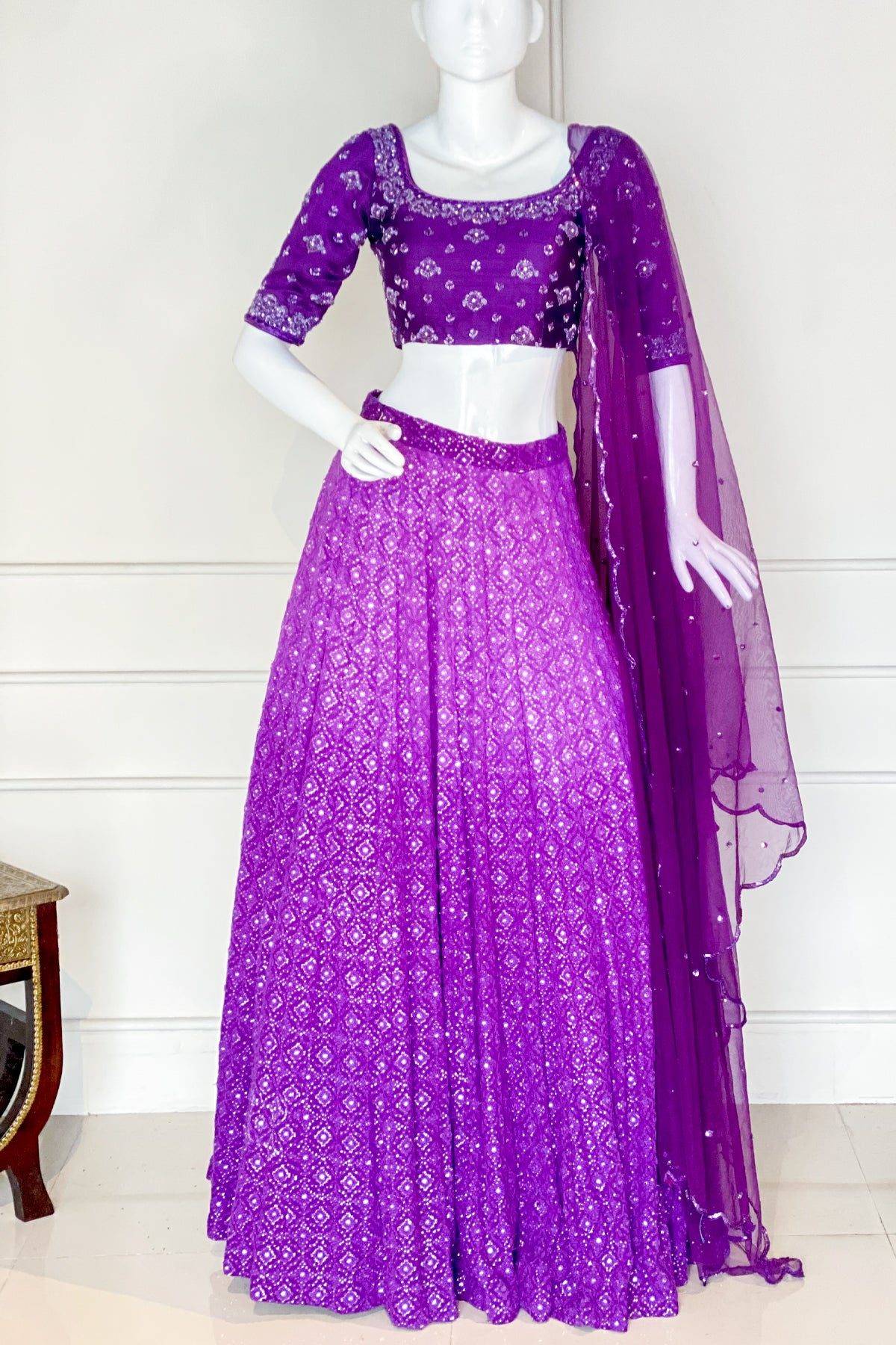 Purple Lehenga
