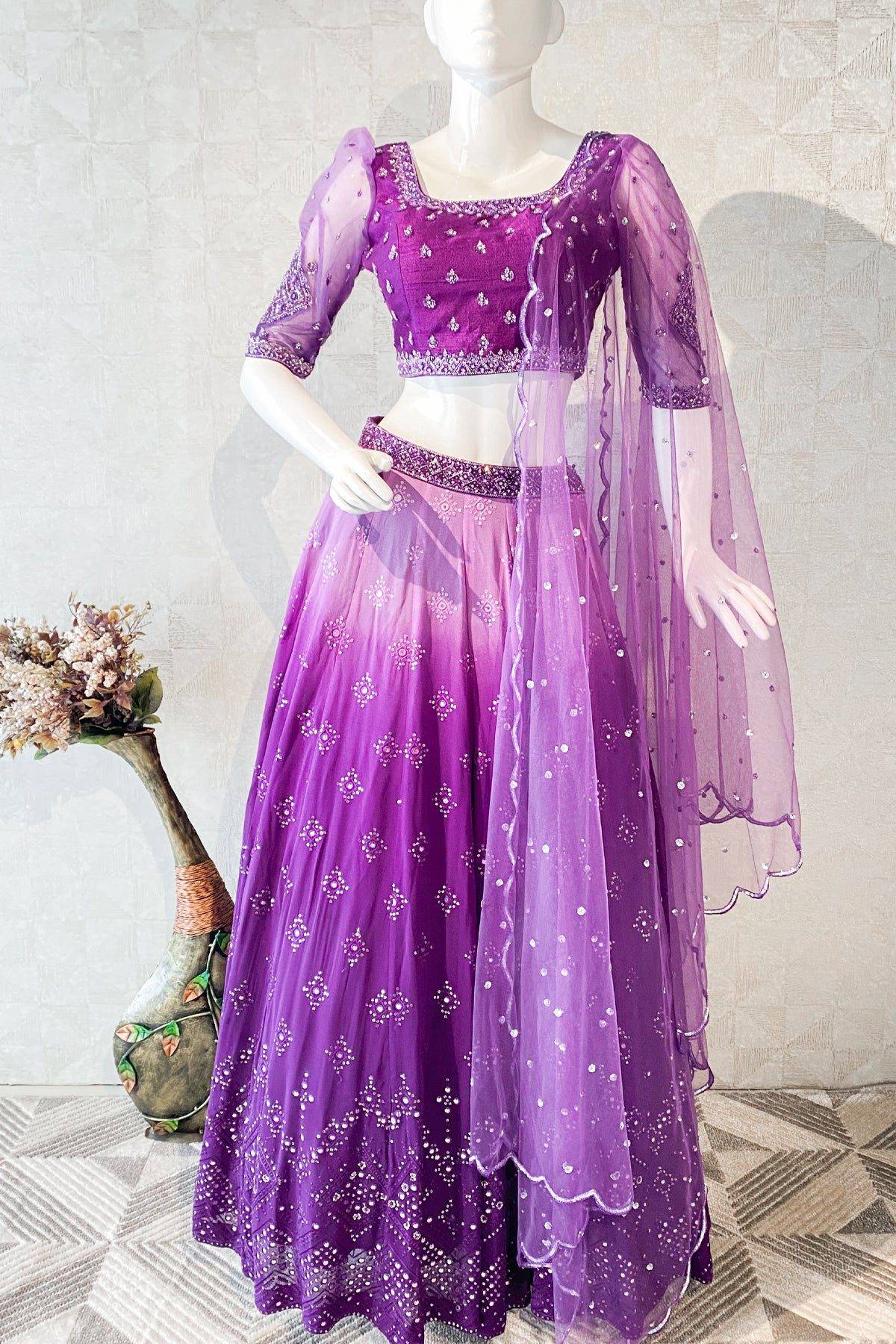 Purple Lehenga